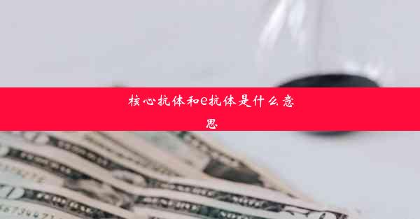 核心抗体和e抗体是什么意思