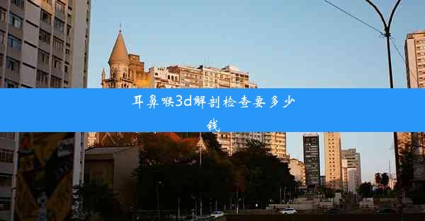 耳鼻喉3d解剖检查要多少钱